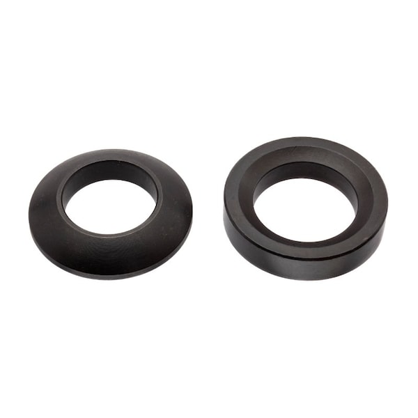 Spherical Washer, Fits Bolt Size M24 Steel, Black Oxide Finish, 1 PR