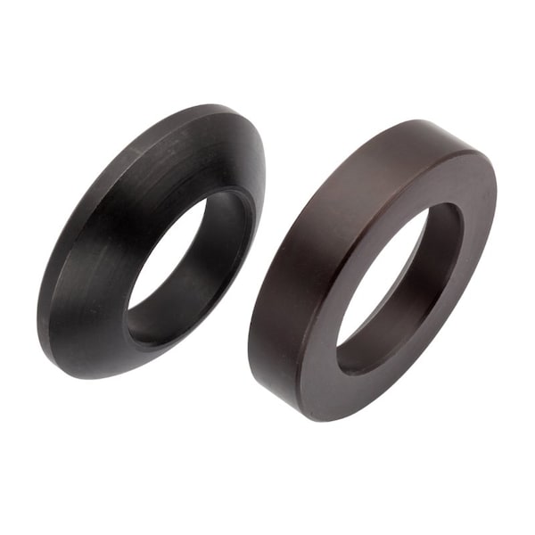 Spherical Washer, Fits Bolt Size M30 Steel, Black Oxide Finish, 1 PR