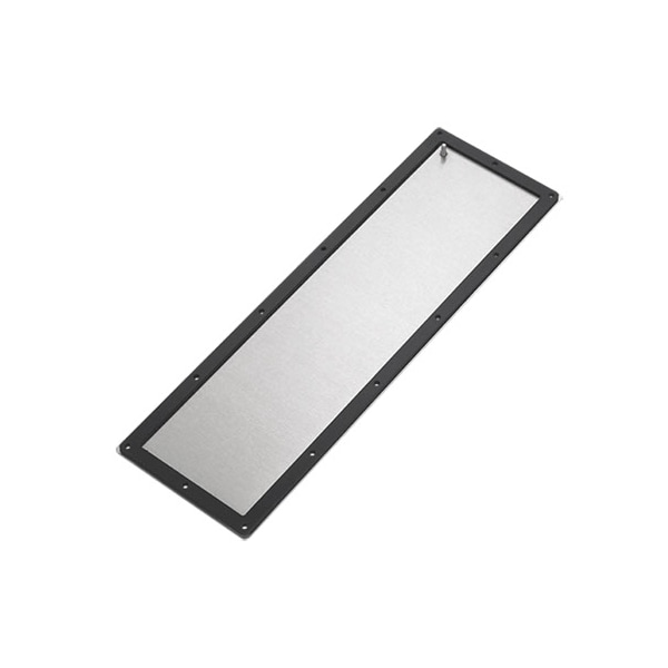 Gauge Gland Plate, Type 4&Type 12, 14.98x7.23, Gray, Steel 12