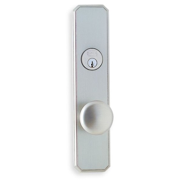 RH Panic Proof Entry 234BS Mort 442 Knob 11000 Plate Satin Chrome