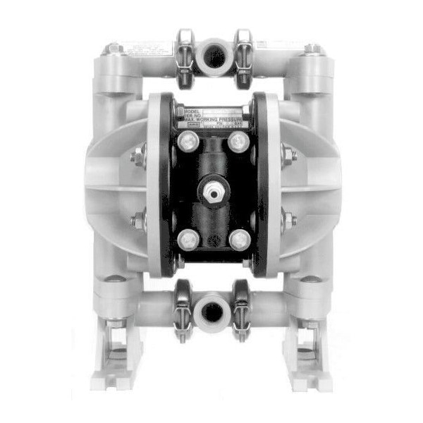 Diaphragm Pump, Pvdf/Pvdf/Santoprene/San