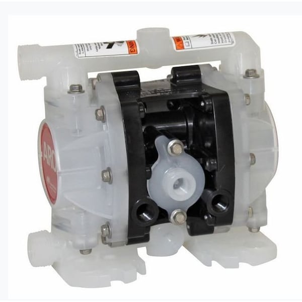 Diaphragm Pump, 5.3 Gpm, Kynar Pvdf, Pvdf/1