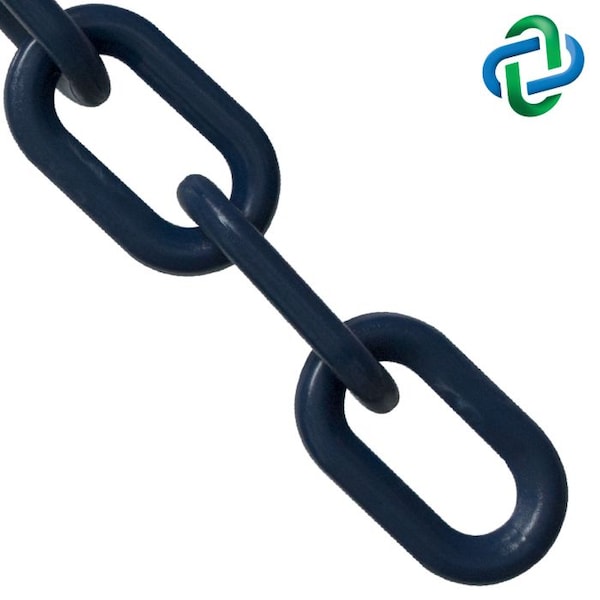Cobalt Blue Plastic Chain 4"(#12,102 mm