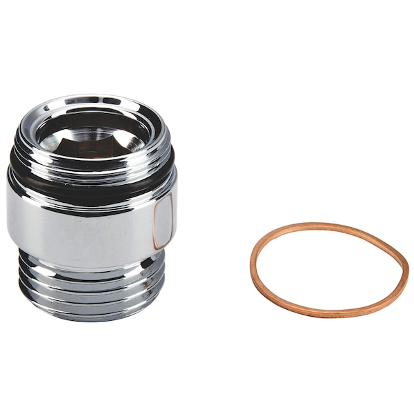 Universal Connection Nipple Chrome
