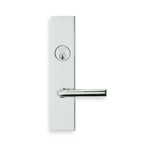 LH 368 LVR 12000 Plate Panic Proof Entry 234BS Mort Bright Chrome