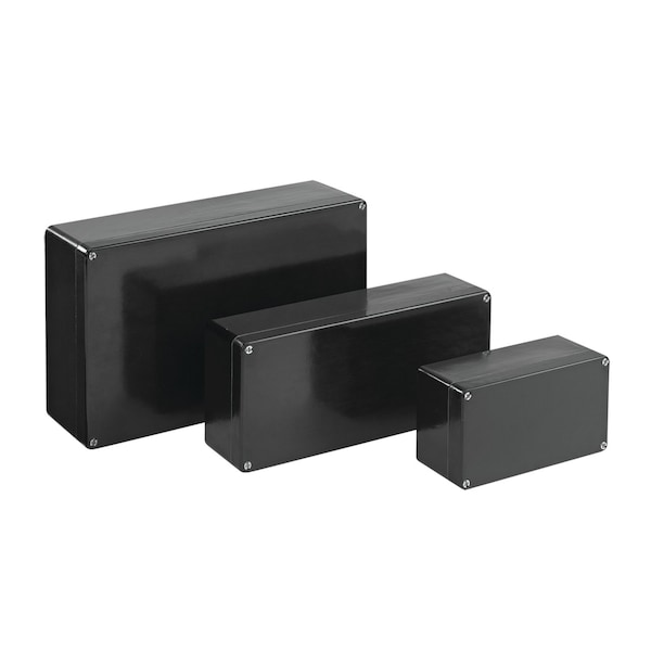 Screws Electrical Enclosures, 4.33 in H, 2.17 in D, 2.95 in W, 12, Polyester
