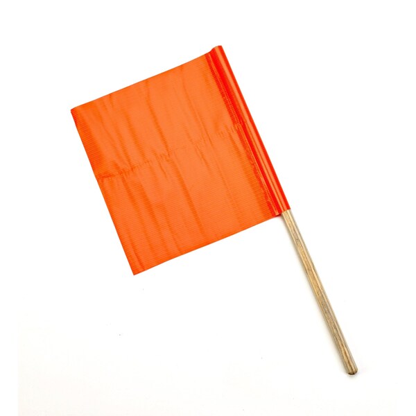 12X12X24 Vinyl Safety Flags(10Pk)