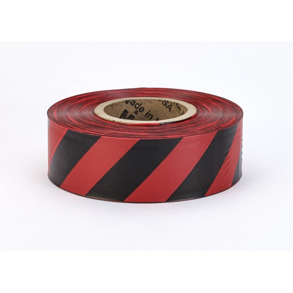 Red And Black Stripe Flagging Tape 12C
