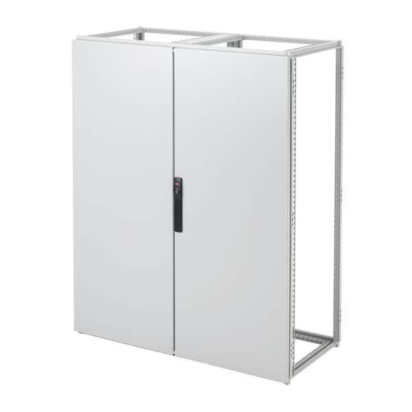 PROLINE Overlapping Doors, 25.16x31.18x0.00, Lt Gray, Steel