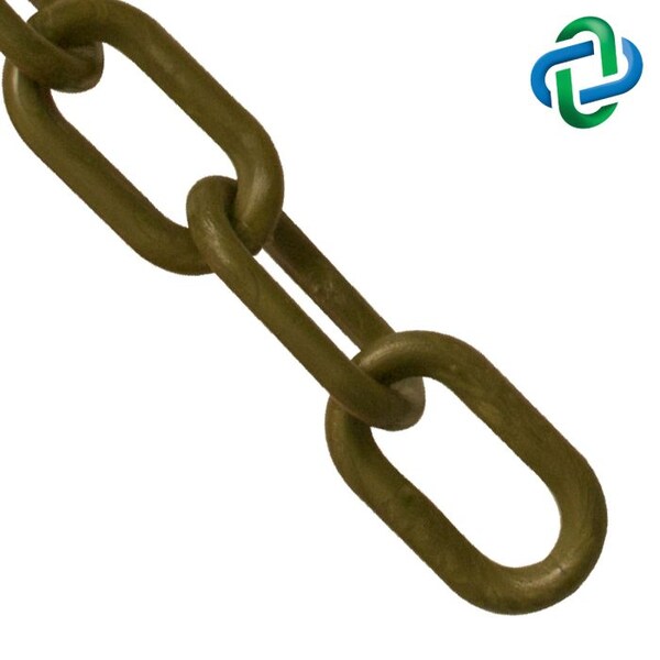 Khacki Gold Plastic Chain 2"(#8, 51 mm)