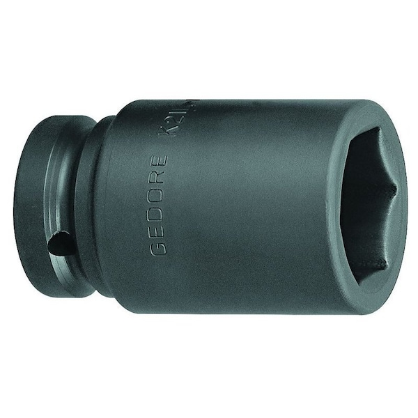 1" Square Drive Impact Socket Gun Metal, 1", Long 33mm
