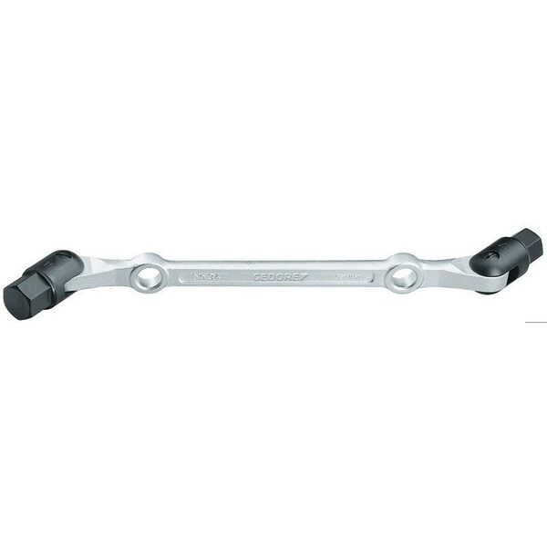 Swivel Head Double Ended Wrench, 17x19mm, Includes: Not Applicable