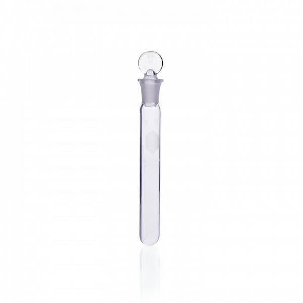 Glass Test Tubes, Stoppers, 7 mL, Dime