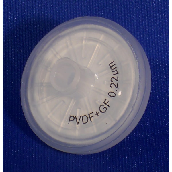 PVDF Syrng Fltr, GF/PP0.22um 25mm, PK100