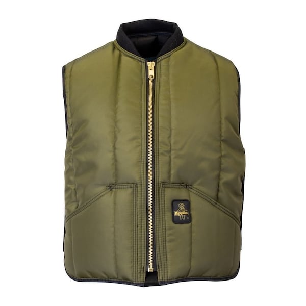 Men's Insulated Vest, 420D Nylon, Zipper, Sage, 2XL