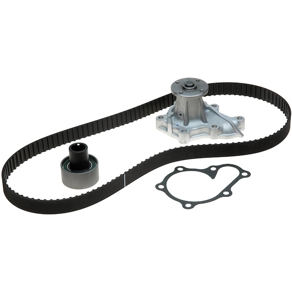PowerGrip Premium OE Timing Belt Component Kit w/Water Pump, TCKWP104A