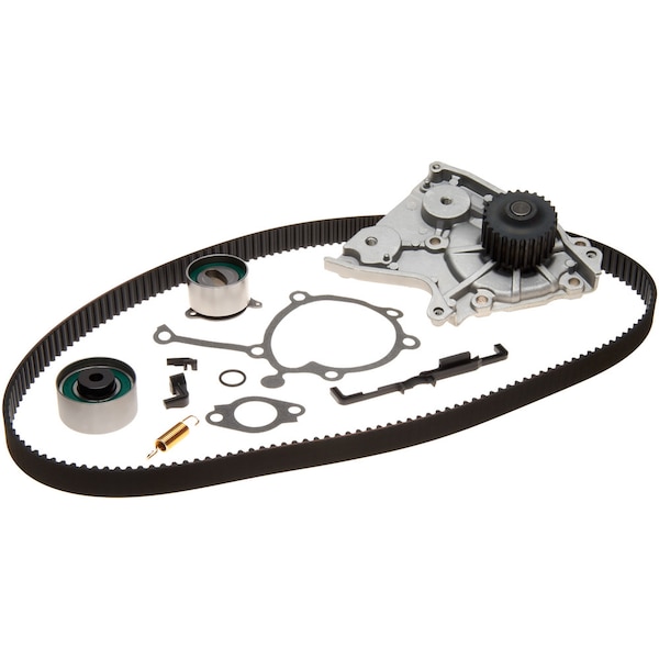 PowerGrip Premium OE Timing Belt Component Kit w/Water Pump, TCKWP281