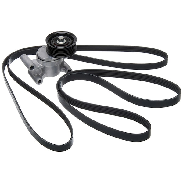 Serpentine Belt Drive Component Kit 2004-2013 Mazda 3 2.0L, 90K-38357A