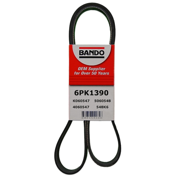 Serpentine Belt, 6PK1390