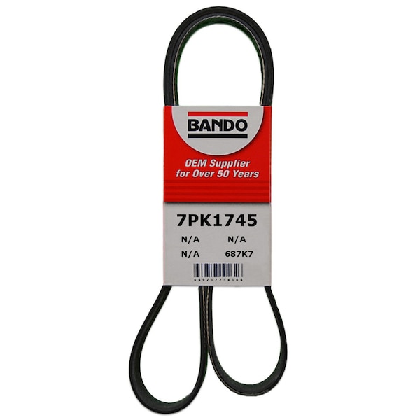 Rib Ace Precision Engineered V-Ribbed Belt - Main Drive, 7PK1745