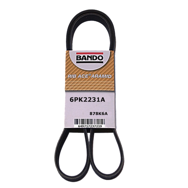 Rib Ace Precision Engineered V-Ribbed Belt, 6PK2231A
