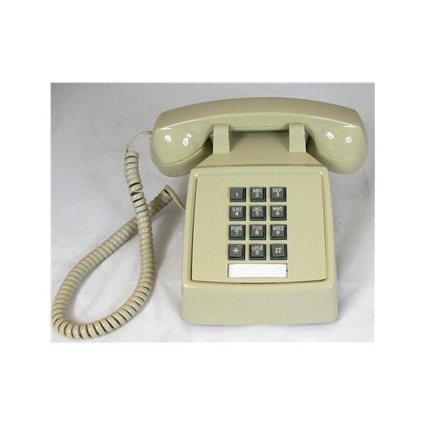 250000-VBA-NDL Black desk no dial