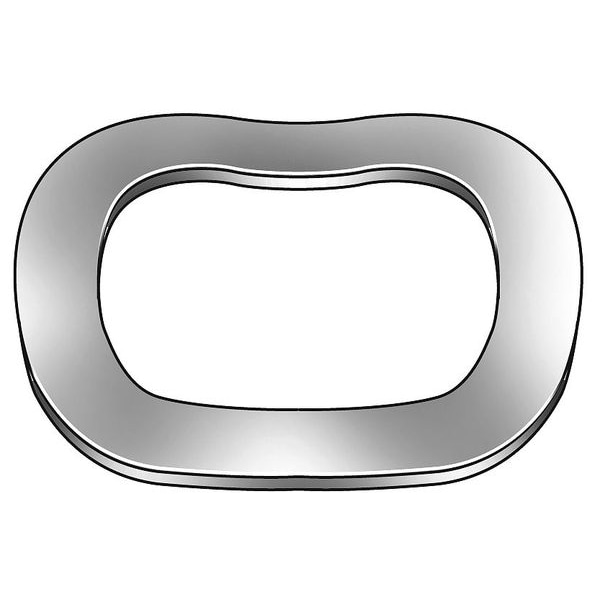 Wave Washer, Fits Bolt Size 5/16 in 18-8 Stainless Steel, Passivated Finish, 10 PK