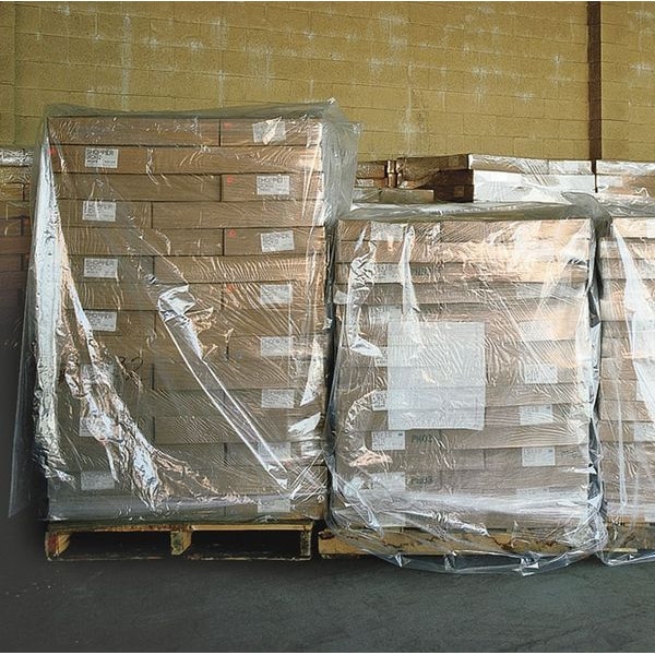 Pallet Cover, 73 in x 51 in, 1.5 mil, Clear, 100 PK