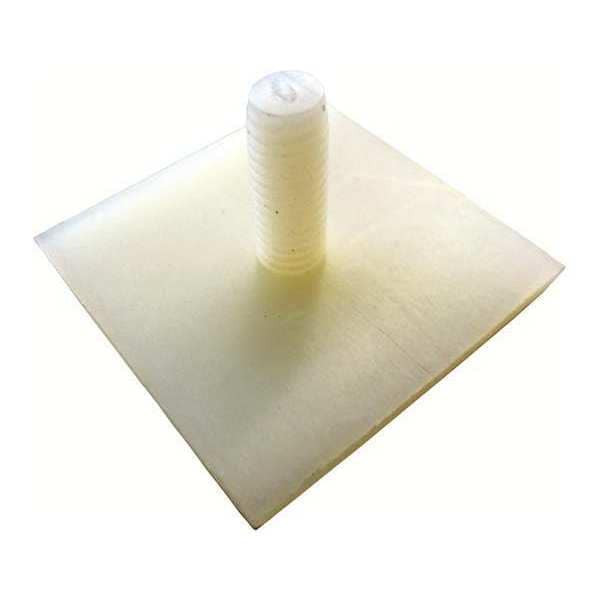 Weld Stud, Adhesive Backed, Nylon, Plain, 25 PK