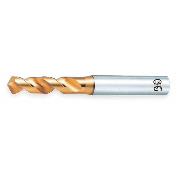 Screw Machine Drill Bit, 9.50 mm Size, 120  Degrees Point Angle, High Speed Steel, TiN Finish