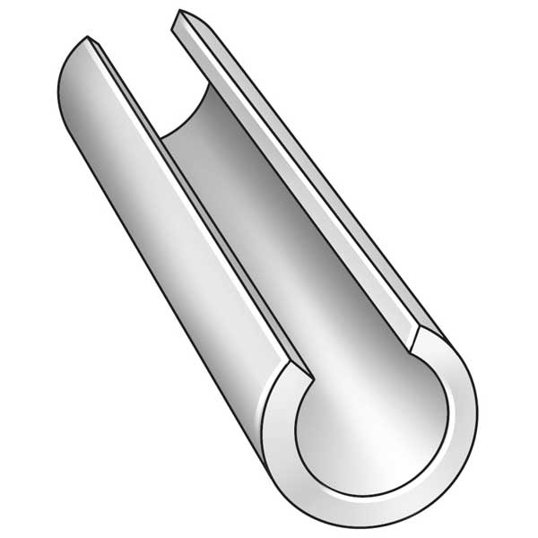 White UHMW Polyethylene Full Round Stock 10 ft L