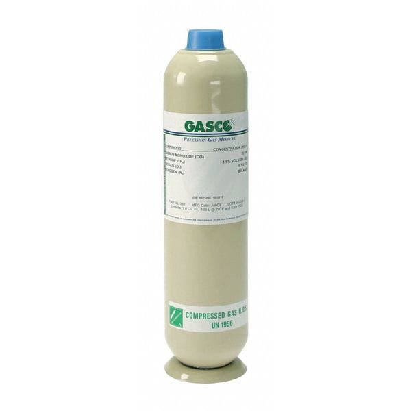 Calibration Gas, Carbon Dioxide, Nitrogen, 103 L, C-10 (5/8 in UNF) Connection, +/-5% Accuracy