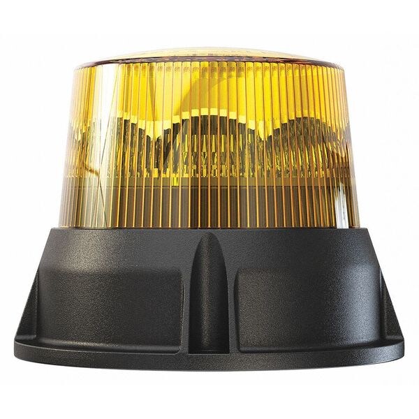 LED Strobe Amber, w/Magnet/Plug, 12/80V