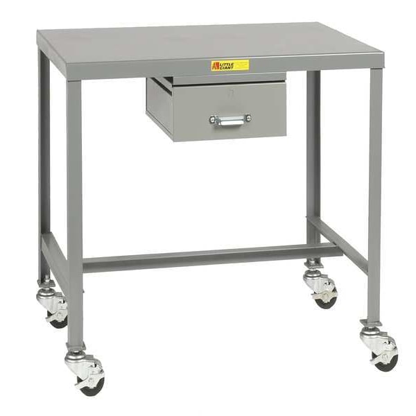 Mobile Work Table, 500 lb., 36" L x 24" W