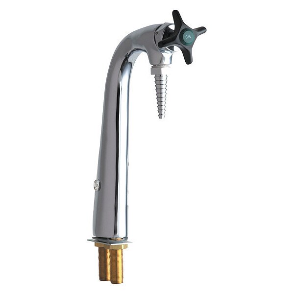 Single Handle Dual Inlet Multiple Service Faucet, 1-1/4" Mount, Chrome plated