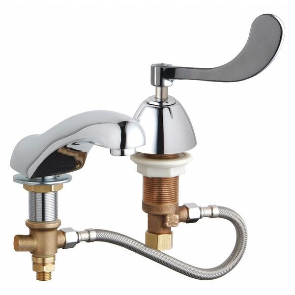 Manual Bathroom Faucet, 3" - 13" Mount, Chrome plated