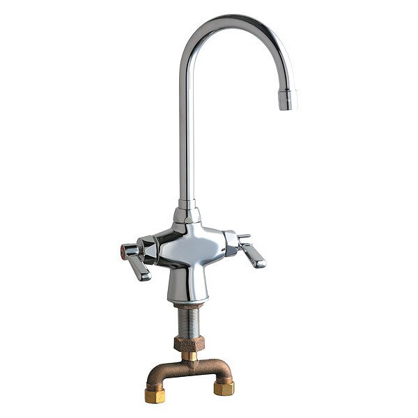 Dual-Handle Sink Faucet, Chrome plated 1 Hole
