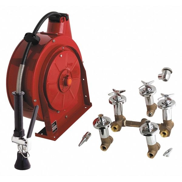 Hose Reel Assembly With Cover And
