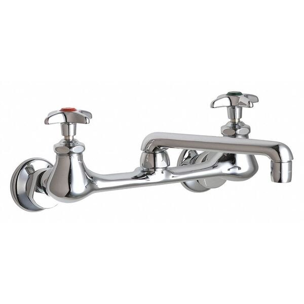 Cross Handle 7-1/4" - 8-3/4" Mount, Chrome plated