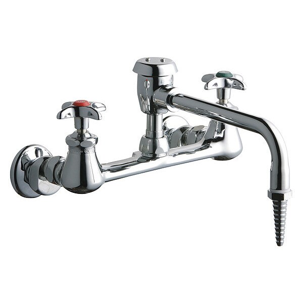 Cross Handle 7-1/4" - 8-3/4" Mount, Chrome plated
