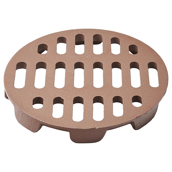 Drain Strainer, Cast Iron, Orange, 11-1/2"L