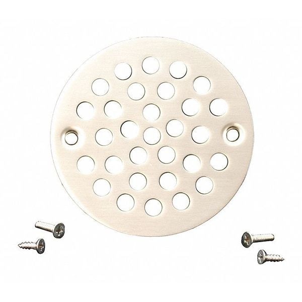 Coverall Strainer, Satin Nickel, 4-1/4"