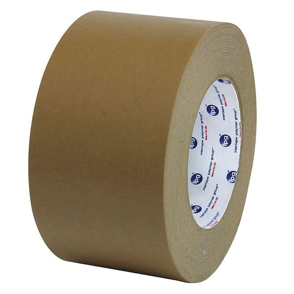 Packaging Tape, 48 mm W x 54 4/5 m L, 7.2 mil Thick, Kraft, Synthetic Rubber Resin Adhesive, 24 PK