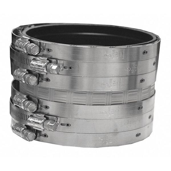 Coupling, No Hub, Heavy Duty, 6"