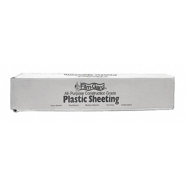 Sheeting, Poly, Clear, 10 x 100, 4 mil