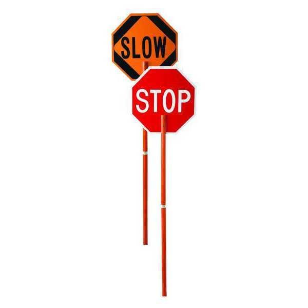 PADDLE, STOP/SLOW PLASTIC 24IN HI SHE