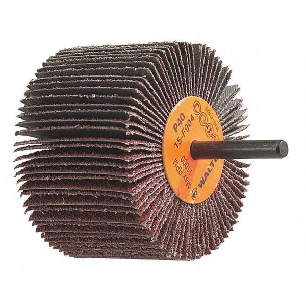 Flap Wheel, 1/4" Shaft, 3"x2", 40g