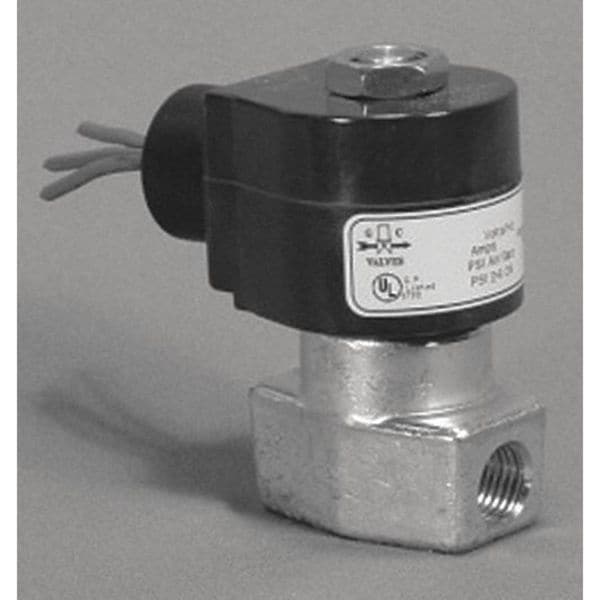 Valve 1/8"N/C Brass/Viton, W/Drain