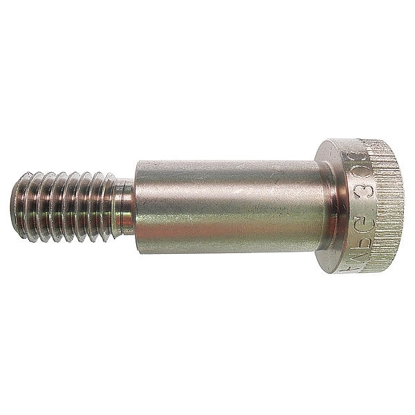 Shoulder Screw, M8-1.25 Thr Sz, 13 mm Thr Lg, 70 mm Shoulder Lg, 18-8 Stainless Steel