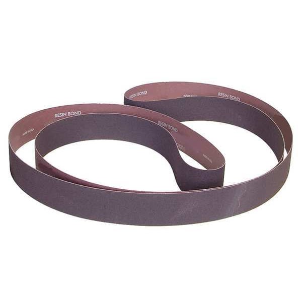 Sanding Belt, 3 in W, 132 in L, Coated, Aluminum Oxide, 36 Grit, Extra Coarse, R228 Metalite, Brown